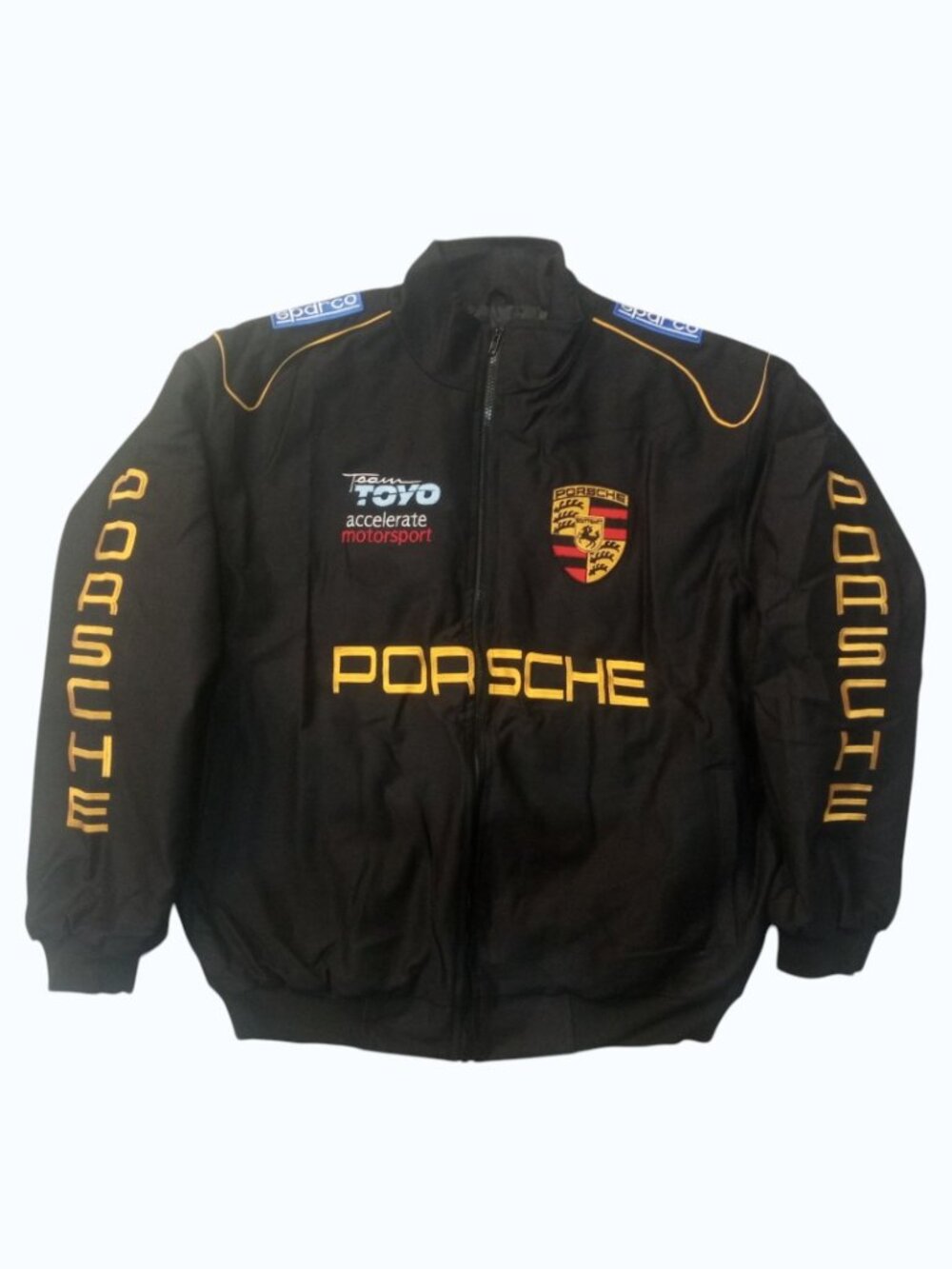 Vintage Style Porsche Racing Jacket – Size XL – Motorsport Inspired